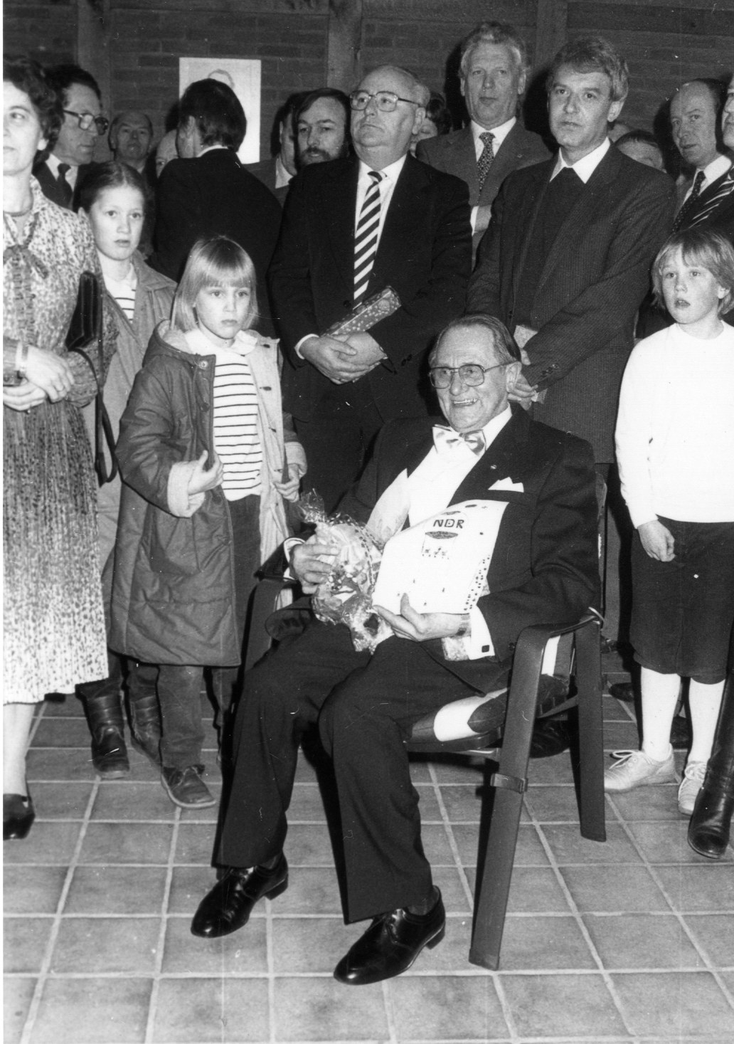 Verabschiedung von Willy Leuer als Vorsitzenden der Kolpingfamilie   am 1.2.1984