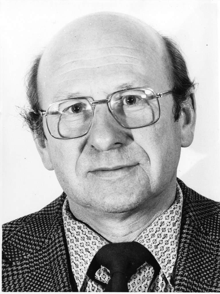 Der Bahnbeamter und Fotograf Hans Gote   in 1991