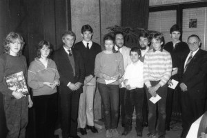Kolping-Gedenktag bei Diepenbrock mit Präses Franz Nottelmann und Vorsitzender Willy Leuer   am 1.12.1983