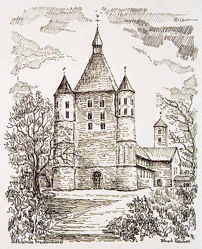 Die St.–Bonifatius–Stiftskirche in Freckenhorst