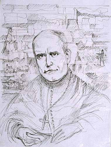 Bischof Wilhelm Emmanuel von Ketteler (1811–1877) Bischof von Mainz und deutscher Politiker 
