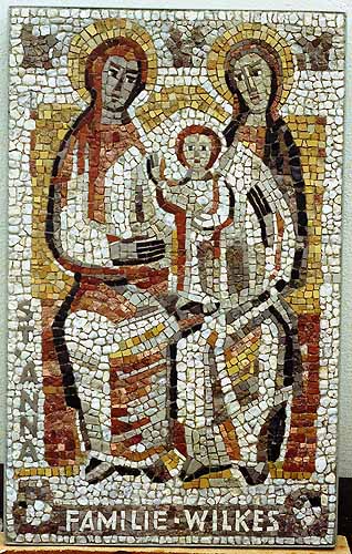 Darstellung der heiligen Anna mit ihrer Tochter Maria und dem Jesuskind