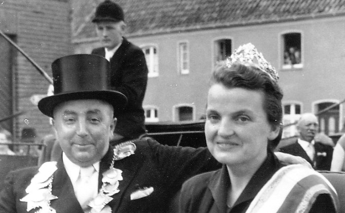 Das Königspaar 1957