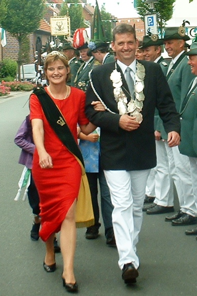  König Bernd I. Schulze Zurmussen und Königin Marita II. Schltern