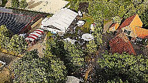Luftbilder vom Schützenplatz am Sonntag, 2. Juli 2023