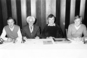 Generalversammlung beim Taubenverein   am 9.3.1985 