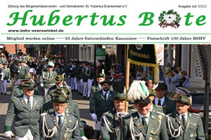 Der Hubertusbote - die Zeitung des Bürgerschützen- und Heimatvereins
